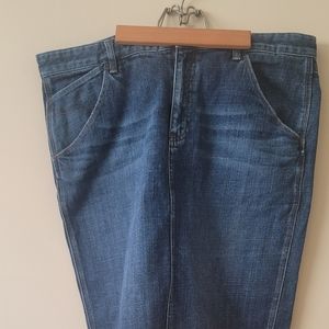 Lauren Jeans Co. Ralph Lauren Blue Denim Skirt